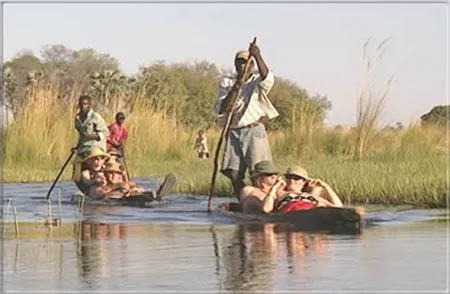 Das Okavango Delta: ein Höhepunkt Eurer Safari! Es wird auch Euch in seinen Bann ziehen - spätestens bei einer Mokoro-Tour! botswana-mokoro-trail