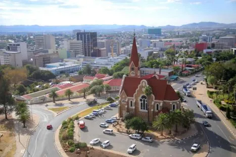 Wahrzeichen von Windhoek: die Christuskirche