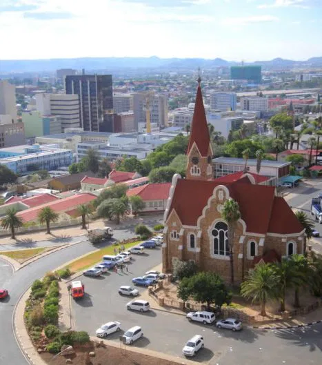 Wahrzeichen von Windhoek: die Christuskirche