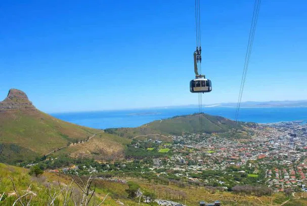 Schon die Auffahrt auf den Tafelberg
ist ein atemberaubendes Erlebnis! suedafrika-kapstadt-seilbahn
