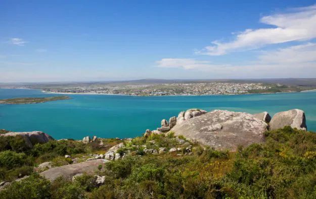 Ca. 2 Autostunden von Kapstadt
entfernt liegt eine nahezu
unberührte, wild anmutende Landschaft, umspült von den kalten Fluten des Südatlantik. Wenig besucht & ursprünglich strahlt dieses Gebiet eine magische Ruhe aus.
