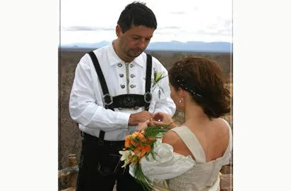 Zeremonie auf dem "Sleep-Out-Deck".