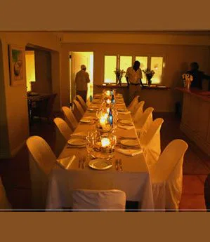 ..oder im "Notfall" kann's auch im Haus festlich werden.