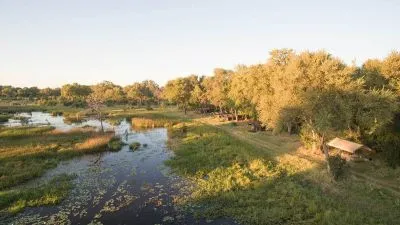 Die privaten Zeltplätze für eine mobile Safari durch Botswana zeichnen sich durch den besonderen Reiz der Landschaft aus