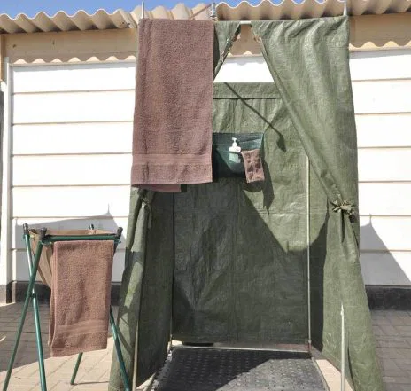 ... und die Dusche läßt keine Wünsche offen!