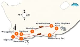 suedafrika-garden-route-landkarte