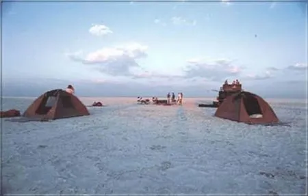 Erwachen in der Endlosigkeit... diese scheinbar lebensfeindlichen Gebiete überraschen mit erstaunlich viel Leben. botswana-nxai-pans
